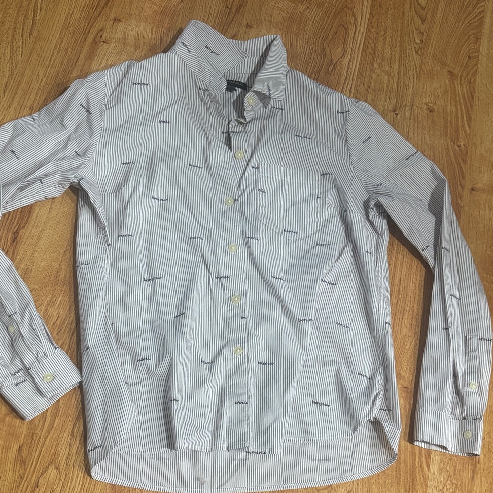 Women’s Banana Republic Striped Button-Down Shirt